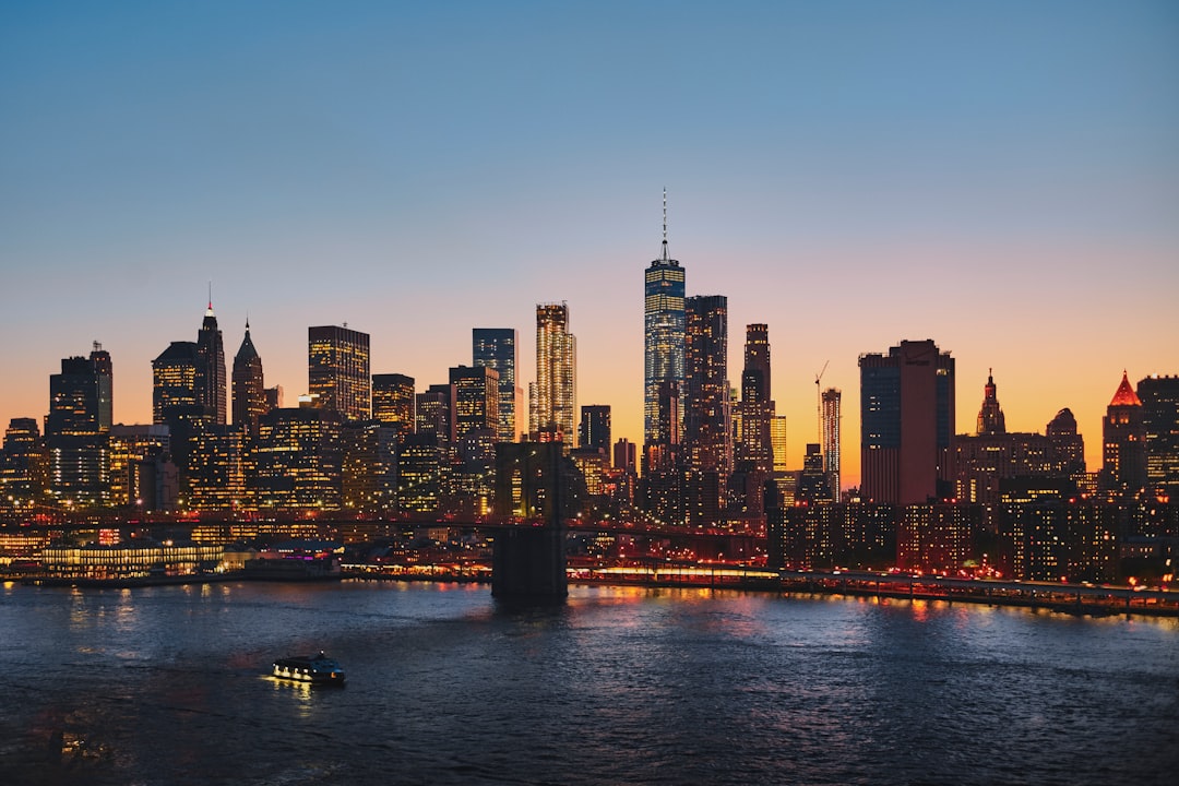 Panoramic photography of brooklyn bridge